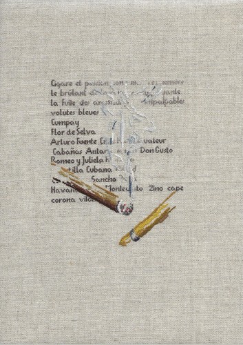 Broderie point croix en - broderie,